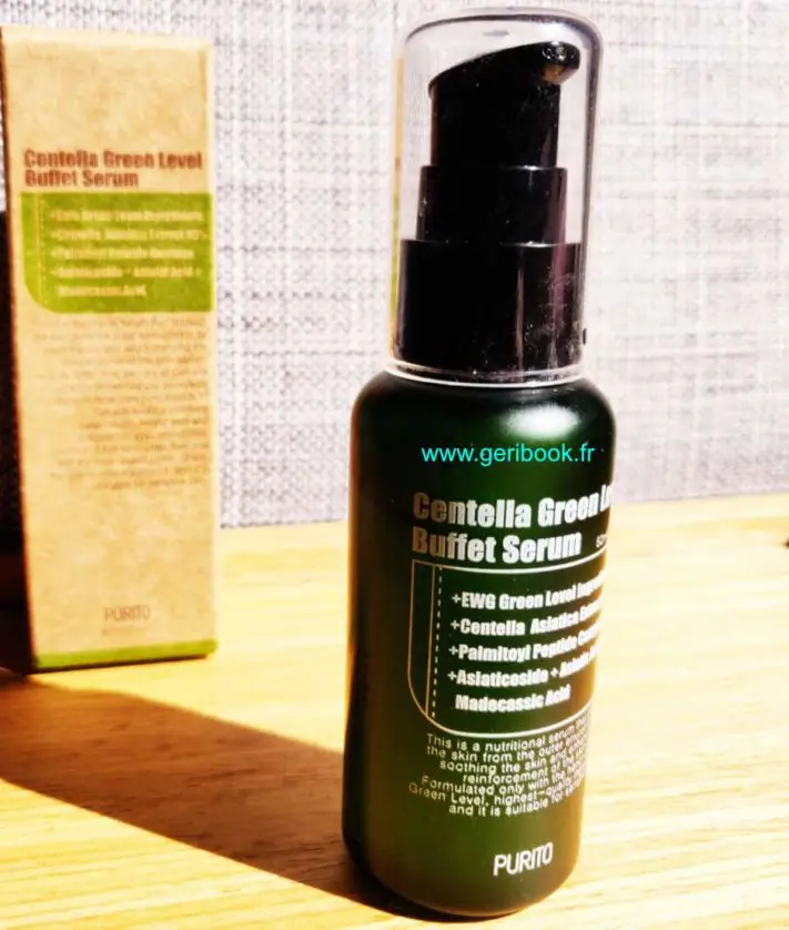 avis beauté - sérum Purito centella green level buffet Purito Serum Centella Green Level Buffet Kbeauty