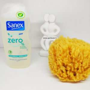 Sanex > nouveau gel douche biodégradable, recyclable, vegan, éthique