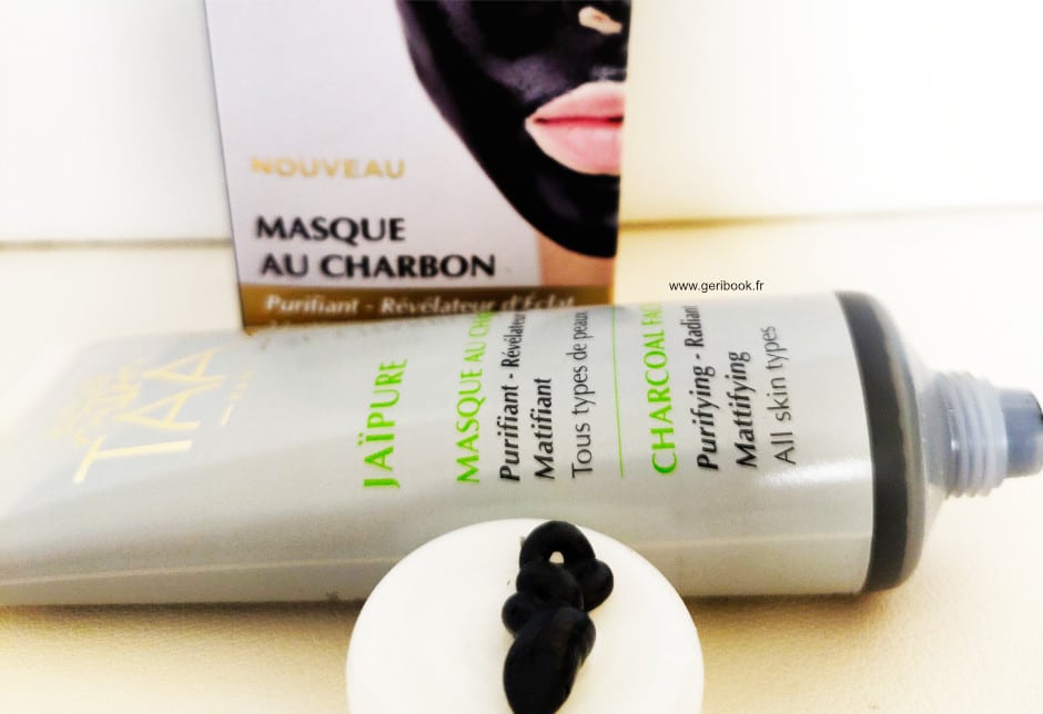 Un bon masque au charbon ? TAAJ Jaipure en beauté test avis masque TAAj visage charbon actif ayurveda