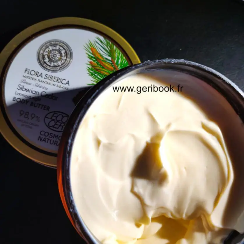 beurre corps nuit Bio body butter night Flora Siberica