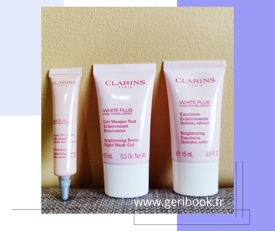 Bright Plus Clarins / Sérums Mission Perfection et White Plus, le Sérum Bright Plus est votre nouvel allié pour une peau illuminée et un teint unifié,