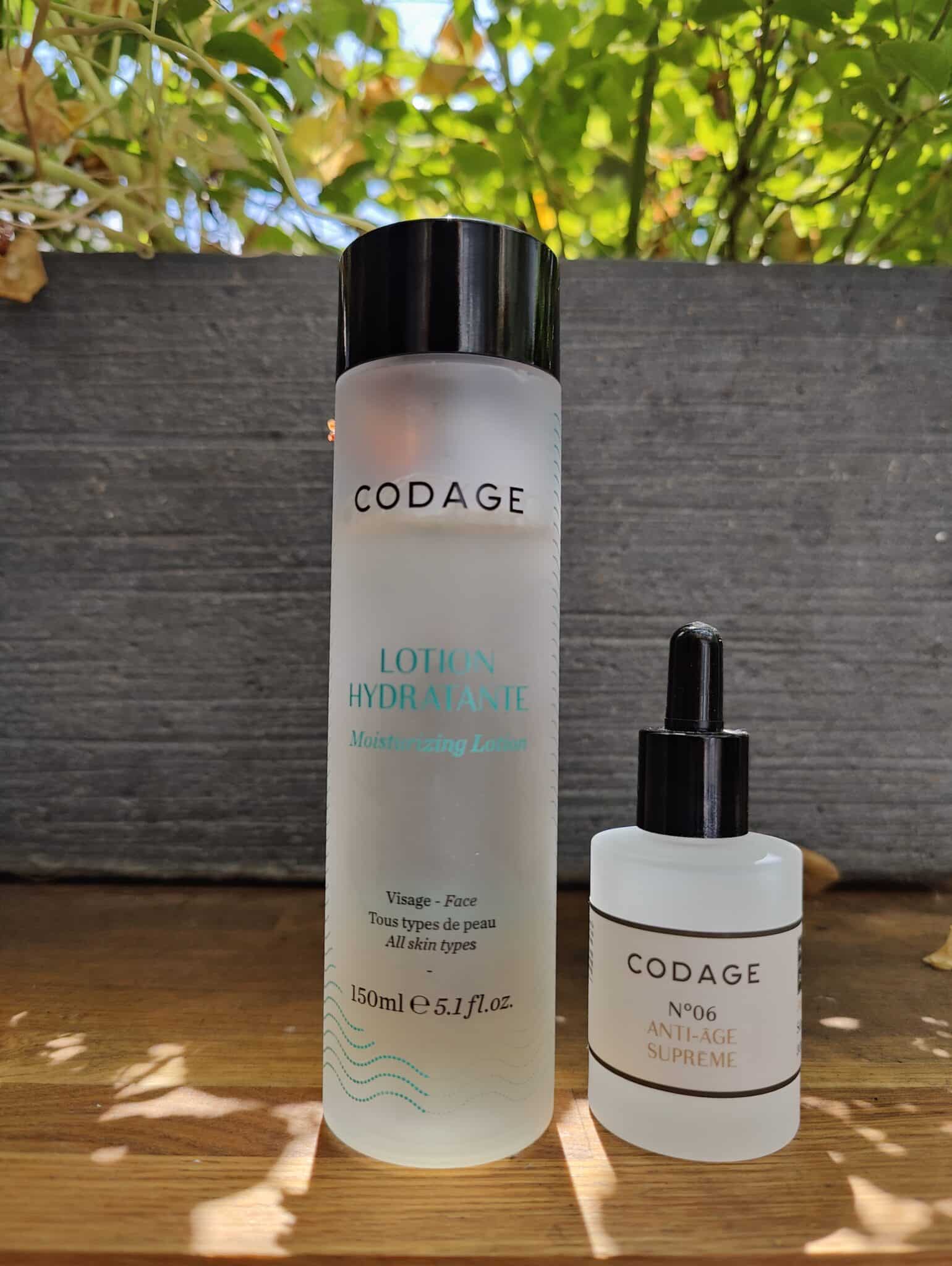 Codagge Lotion et sérum Codage Paris en essai