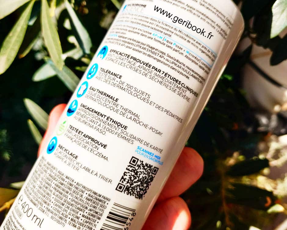 Comment La Roche Posay aide en cas d'Eczéma / dermatite atopique composition lipikar baume larocheposay eczema