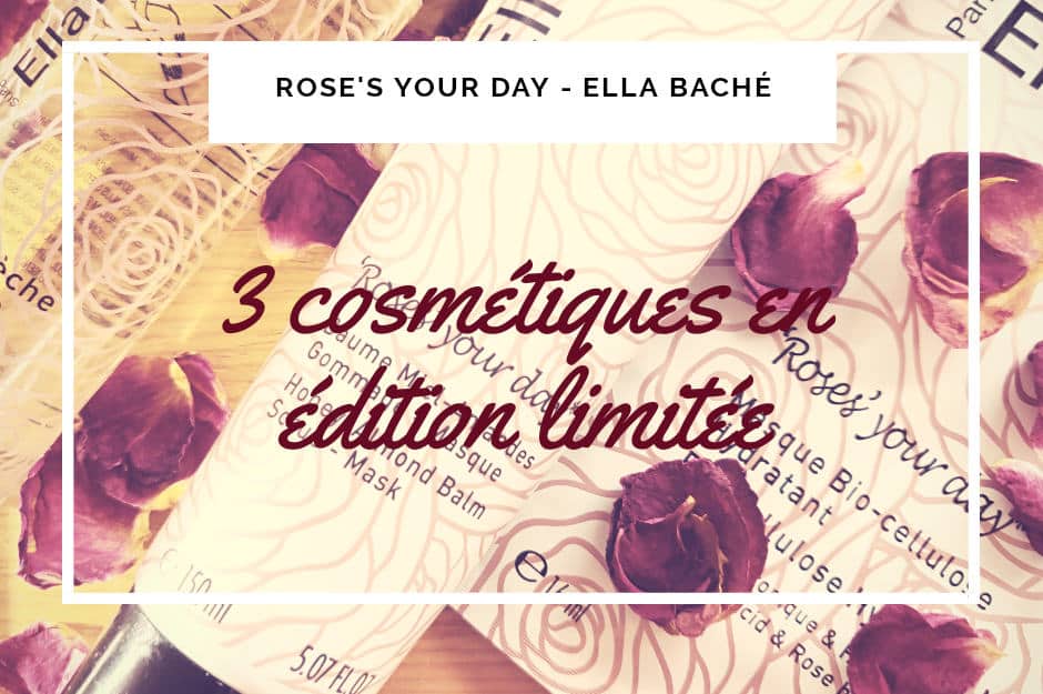 ella bache cosmetique rose your day gommage masque huile