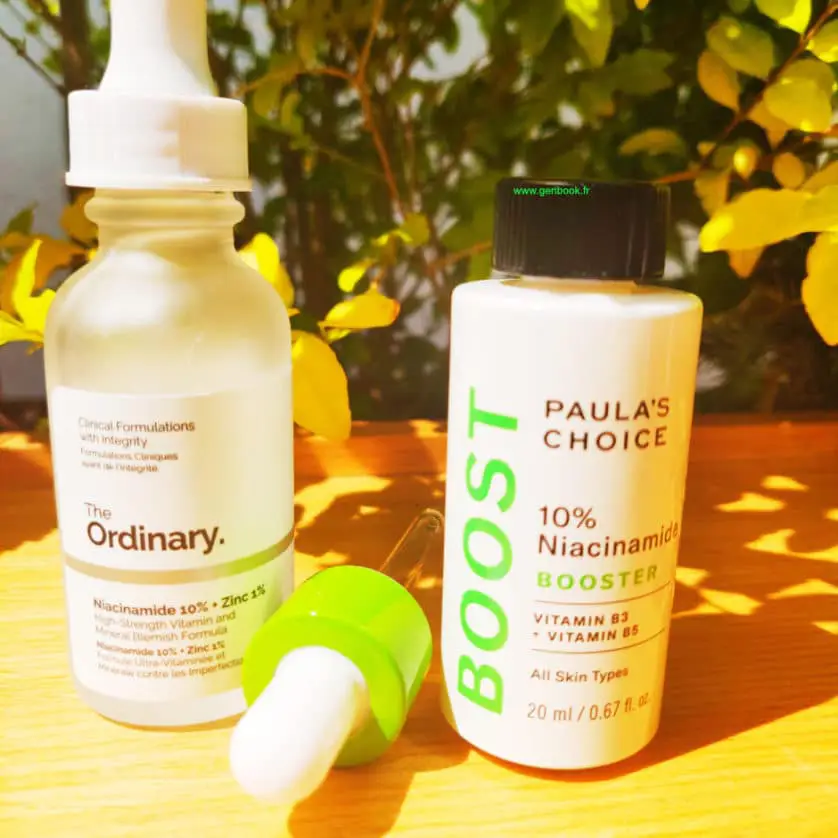 niacinamide paulaschoice theordinary deciem