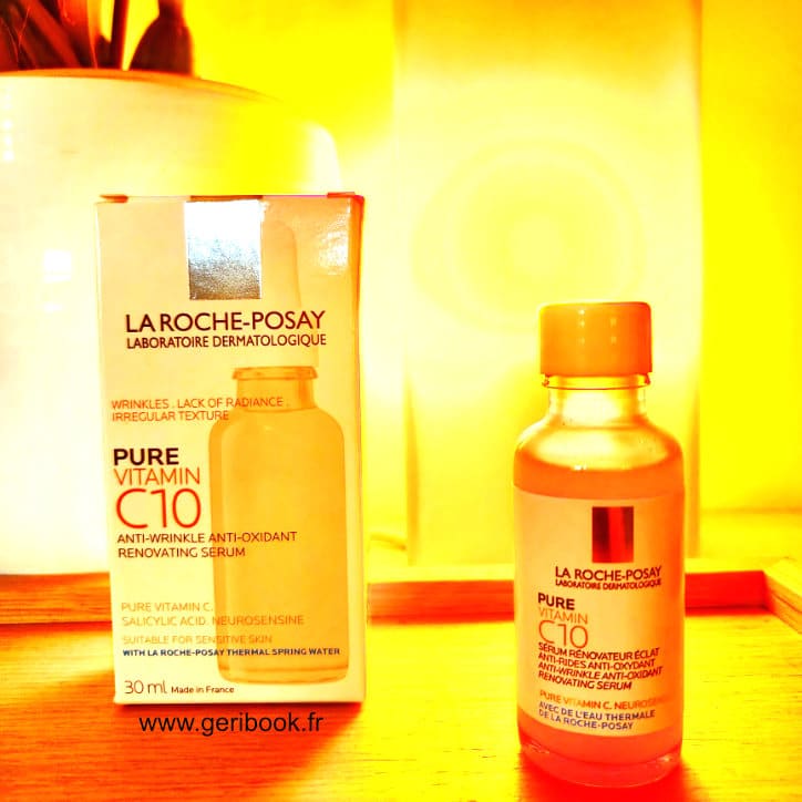 pure vitamine C acide ascorbique peau dermatologie serum visage actif