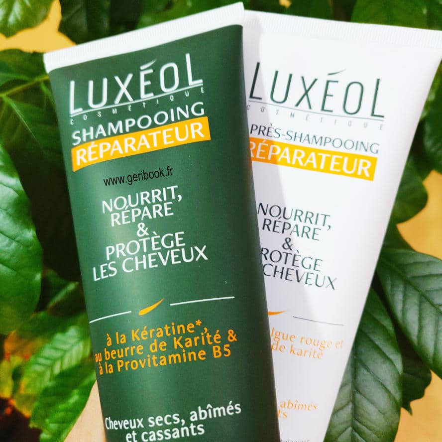 Shampoing Luxéol réparateur cheveux : quel avis ? shampoing cheveux secs cassants luxeol